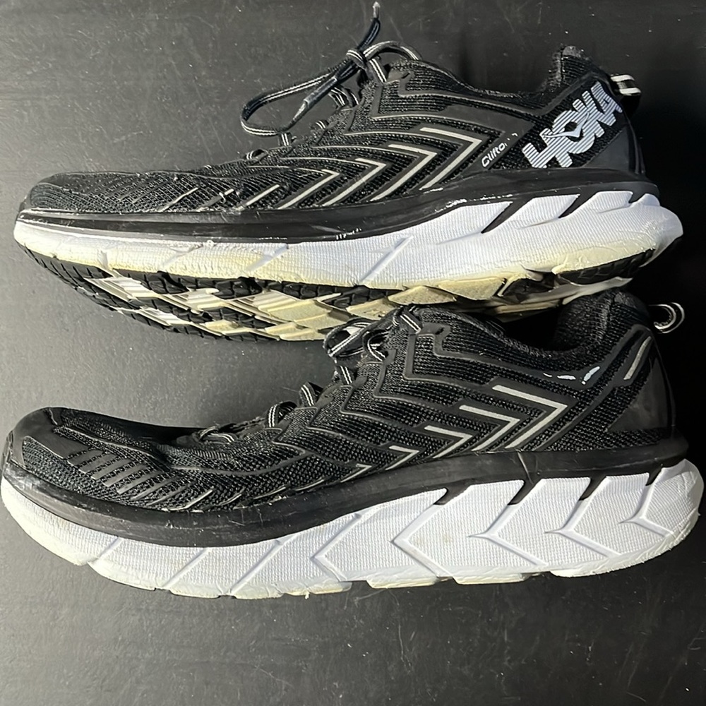 HOKA black, white & grey sneakers! - Picture 3 of 5